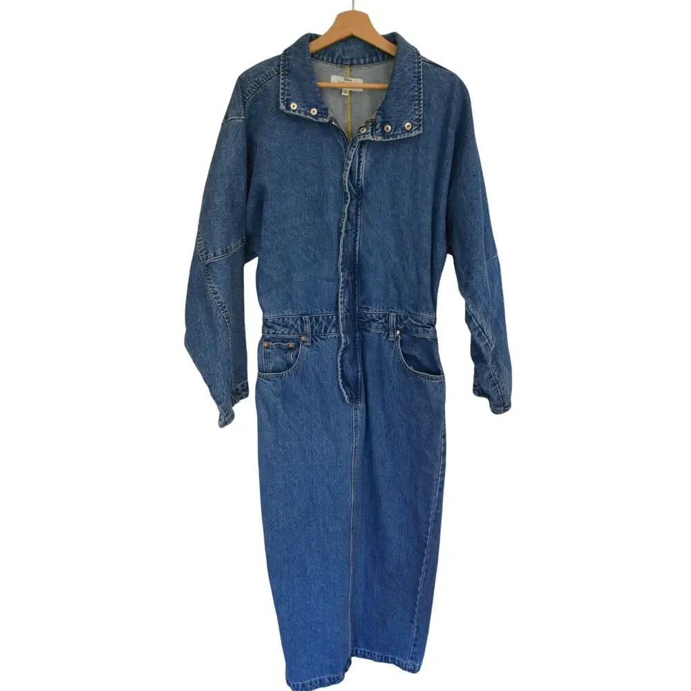 Ronny Kobo Sebastian Denim Dress Size Medium - Picture 4 of 11